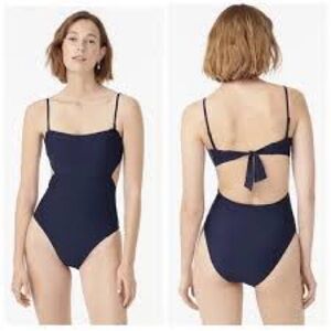J. Crew Navy One Piece Swimsuit